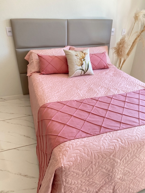 Cobre Leito Rose - Casal Queen