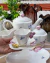 Conjunto Café 3 Peças Branco Borboleta Porcelana Wolff - loja online