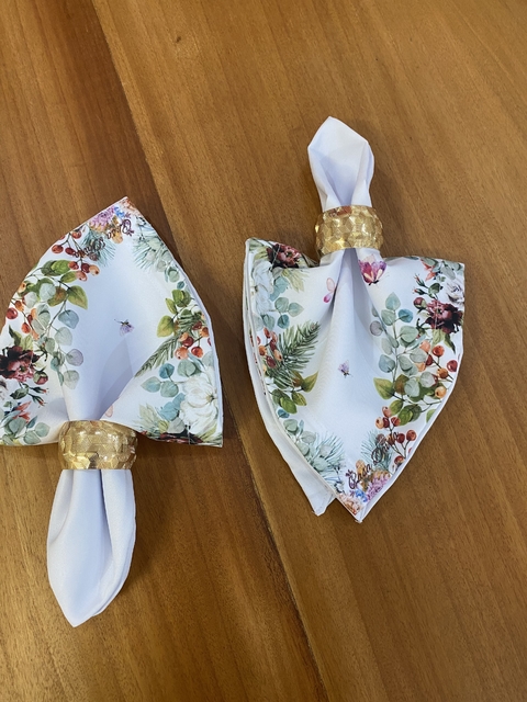 Guardanapo Bosque Páscoa - Branco