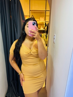 Vestido de microfibra