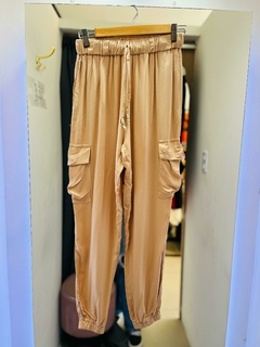 pantalon cargo de fibrana - comprar online
