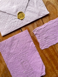 Tarjetas De Invitación En Papel Reciclado X 50 Unds