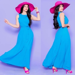 LS VESTIDO PLIZADO 5098