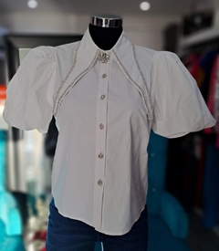 BLUSA CUELLO PIEDRAS 3223 - comprar en línea