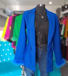 BLAZER MANGA PLUMAS 7159 - comprar en línea