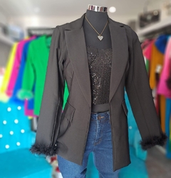 BLAZER MANGA PLUMAS 7159