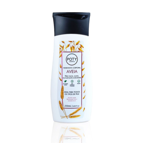 Hidratante Corporal Aveia 250ml Poty Cosméticos
