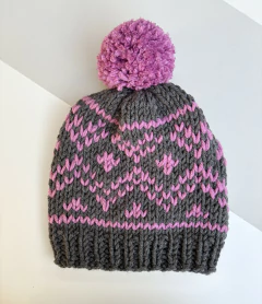 Gorro nórdico gris - comprar online