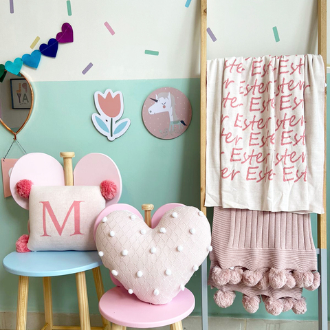 manta personalizada com nome 2 cores