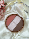 Paleta VIVAI - Blush Iluminador Contorno Multi Face 3 Em 1