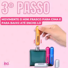 Mini Frasco Porta Perfume Spray Recarregável Para Viagem - Preciosas cosmético Produtos de qualidade e preço acessivel 