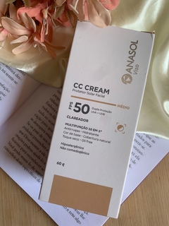Protetor Solar Facial Anasol Cc Cream Fps50 Claro 60G -