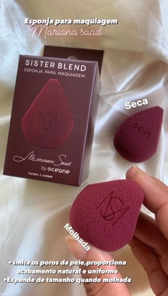 Esponja de maquiagem sister blend - mariana saad - Mari Saad - comprar online