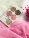 Paleta de Iluminador, Blush e Contorno Mix de Beleza SP Colors