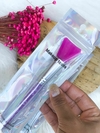 Espatula de silicone pincel pra aplicar mascara facial skin care, creme, serum, base