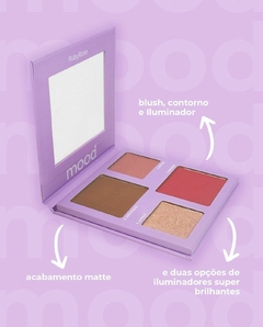 PALETA CONTORNO, ILUMINADOR E BLUSH (BEYOND WORDS) - RUBY ROSE - comprar online