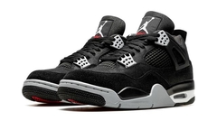 AIR JORDAN 4 RETRO BLACK CANVAS