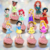 20 cupcake toppers PRINCESAS NIÑAS