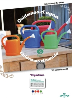 REGADERA CON FLOR MATRI