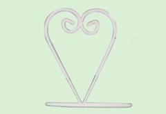 Aplique de Pared CORAZON CON ARO - DE HIERRO