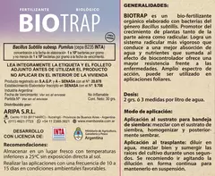 BIOTRAP 30CC Fungicida y Fertilizante BIO MAMBORETA - tienda online