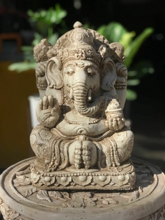 GANESHA CUADRADA MINI RESINA 30X18X20