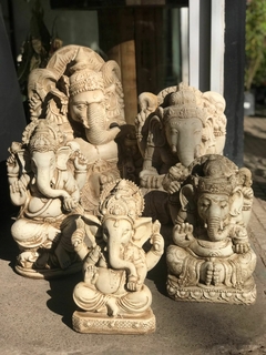 GANESHA CUADRADA GIGANTE RESINA 50x25x40 - comprar online