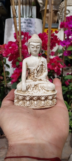 MINI BUDA CON PEDESTAL RESINA 11CM