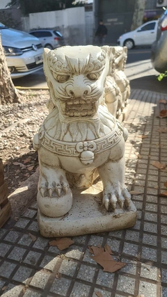 PERRO FU GIGANTE SIN BASE (macho o hembra) RESINA 55CM - comprar online