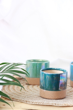 MACETA OCEANO 8X8 PACK X8 CERAMICA