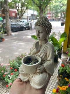 MINI BUDA PORTA VELA 18CM RESINA en internet