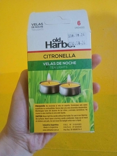 VELA DE CITRONELA *6 UND OLD HARBOR en internet