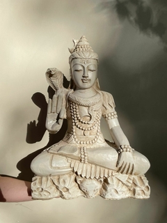 BUDA SHIVA CON COBRA 54CM RESINA - comprar online