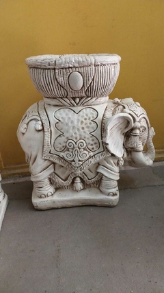 ELEFANTE CON CUENCO 43CM RESINA - comprar online