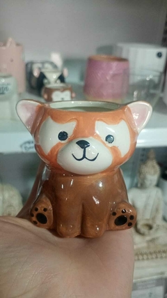 MACETA ANIMAL "ZORRILLO" CERAMICA - comprar online