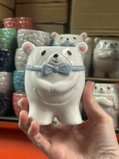 MACETA OSO CERAMICA - comprar online