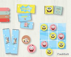 Kit imprimible bob esponja - comprar online