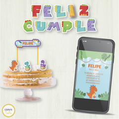 Kit imprimible dinosaurios bebes - tienda online