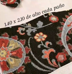 Imagen de Cortinas de rafia con faldon