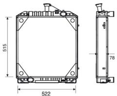 RADIADOR VALTRA 880 / 885 82639100 / 80200700 na internet