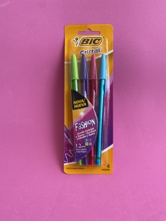 Caneta Esferográfica - BIC Cristal - 1.2mm - CJ 4un - BIC