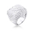 Anel Croissant Ródio Branco - comprar online