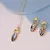 Conjunto Pedra Natural Abalone