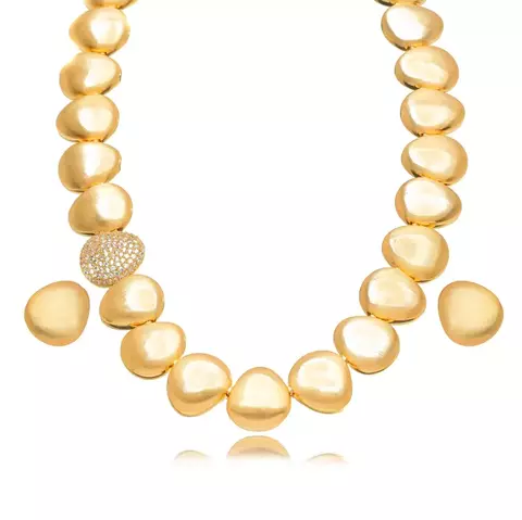 Conjunto Semijoia Fosco Micro Zircônia