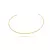 Choker Semijoia Aro Torcida Lisa