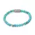 Pulseira Bryce de Pedra Natural Howlita Azul Key Design na internet