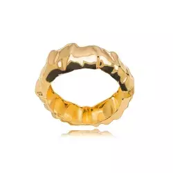 Bracelete Ondas Semijoia Liso.