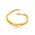 Bracelete Duas Pontas Ondulado Semijoia Liso