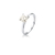 Anel Moissanite 6.5mm 1ct