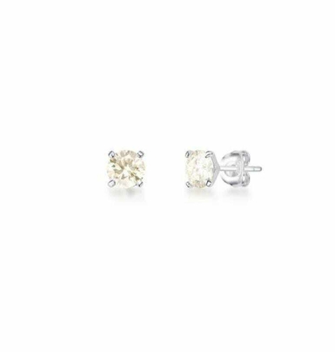 Brinco Moissanite 6.5mm 1ct